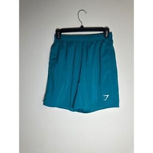 Gymshark Training Shorts Womens Small Teal Blue‎ Athletic Gym Workout